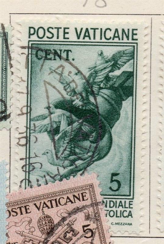 Vatican City Italy 1935 Early Issue Fine Used 5c. 149214