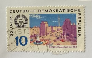 Germany DDR 1969 Scott 1140 used - 10pf, Berlin, Hauptstadt der DDR