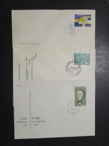 Liechtenstein 6 1960s First Day Covers  - M66