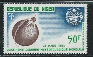 Niger C41 1964 WMO Day single MNH