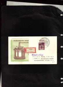 GERMANY 1975 FDC Mi 858 - Registered and sent to Hofheim