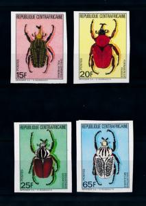 [70602] Central African Republic 1985 Insects Beetles Imperf.  MNH