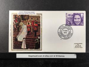 Montserrat FDC 14 Nov 1973 Royal Wedding Anne & Mark Phillips