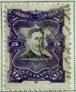 AlexStamps EL SALVADOR #382 VF Used 