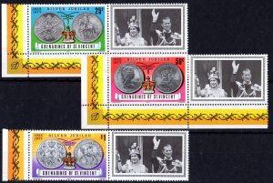 St.Vincent Grenadines 1977 Sc#116/118 SILVER JUBILEE Set (3) MNH