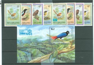 Papua New Guinea #802-805/806-809/818  Single (Complete Set)