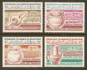 Mauritania #362-5 NH Tegdaoust Potteries