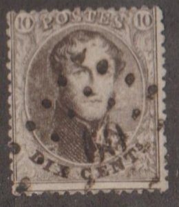 Belgium Scott #14 Stamp - Used Single