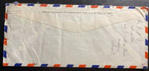 1950 Tacoma WA USA Advertising Airmail Cover To Frankfurt Germany Salt