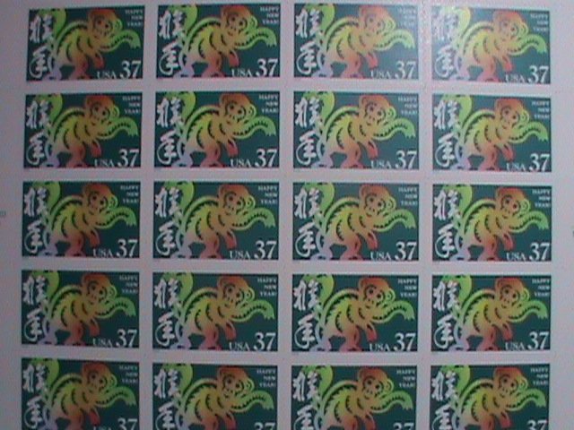 UNITED STATES STAMP: 2004 SC#3832  COLORFUL LOVELY YEAR OF THE MONKEY MNH STAMP