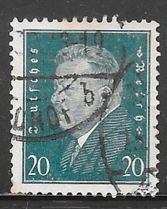 Germany 375: 20pf Friedrich Ebert (1871-1925), used, F-VF