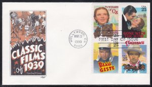 United States # 2448a, Classic Films, First Day Cover