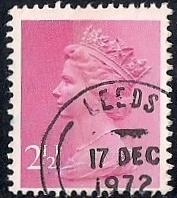 Great Britain #626 2 1/2P Queen Elizabeth 2, Stamp used F-VF