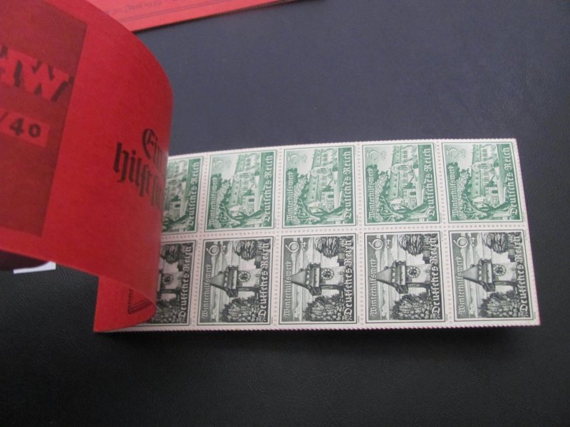 GERMANY 1939 MNH MI. 46 COMPLETE BOOKLET 130 EUROS (142)