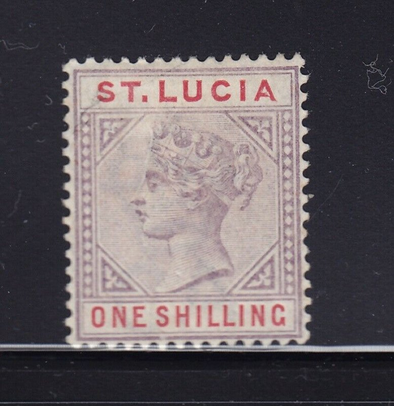 St Lucia Scott # 37a VF OG mint light hinged nice color scv $ 150 ! see pic !