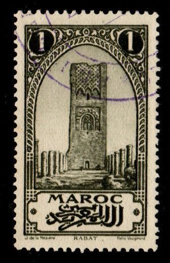 French Morocco #90 used