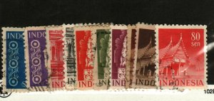 Netherlands Indies #312, 314-6, 319-20 used 321 MH, 322-4 used