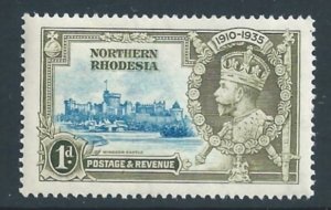 Northern Rhodesia #18 NH 1p 1935 Silver Jubilee Issue