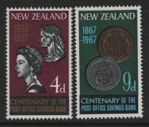 NEW ZEALAND,   380-381 MNH