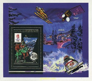 70841 MNH GUINEA 1990 16 JUEGOS OLIMPICOS INVIERNO ALBERTVILLE 1992