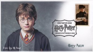 AO-4825-2, 2013, Harry Potter, FDC, Add-on Cachet, Pictorial Postmark, Harry Pot