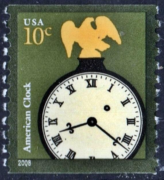 SC#3763a 10¢ American Clock Coil Single (2013) MNH