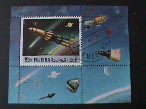 FUJIERA-1972 PRESENT AND FUTURE SPACE ACHIVEMENT CTO -S/S-VF-FANCY CANCEL