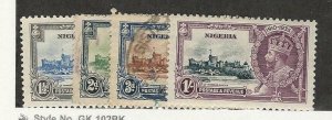 Nigeria, Postage Stamp, #34-37 Mint & Used, 1935, JFZ