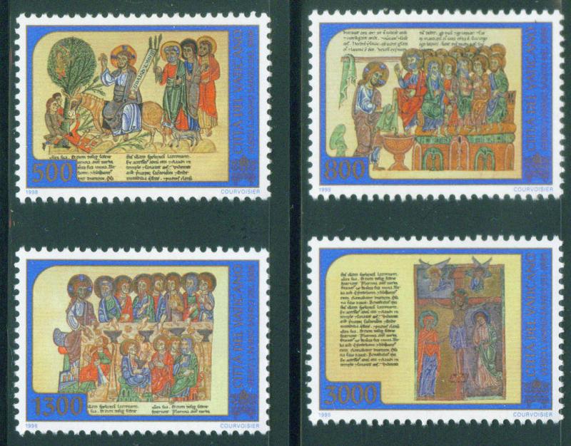 VATICAN Scott 1081-4 MNH** 1998 Toward Holy Year 2000 CV$6