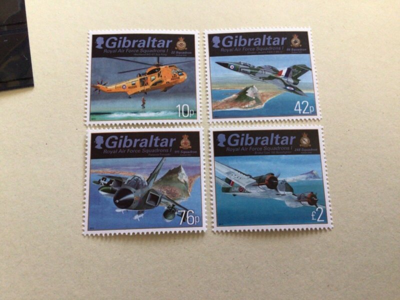 Gibraltar 2012 Royal Air force Squadrons mint never hinged  stamps  set A14041