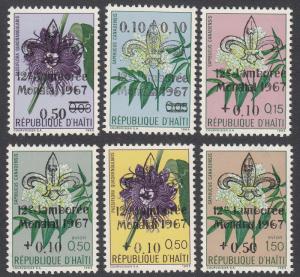 Haiti 566, B38-B40, CB55-CB56 Scouts on Stamps MNH CV $2.25