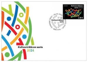 Estonia Estland Estonie 2024 Cultural Diversity Year Omniva FDC