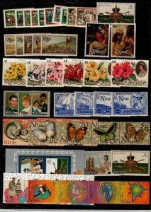 Niue Collection of Mint NH sets and S/S w/ Hi values 329-34 (CV $83.20)