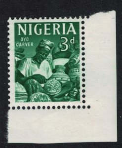 Nigeria Oyo carver 3d Corner 1962 MNH SG#93 MI#96