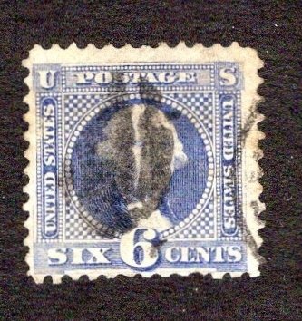 US #115 Six Cent Washington F/U  ~jm-1958