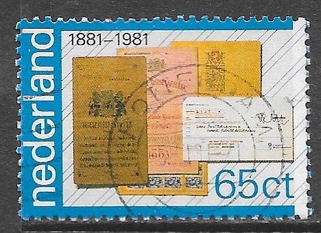 Netherlands 611: 65c Bank Books, used, F-VF