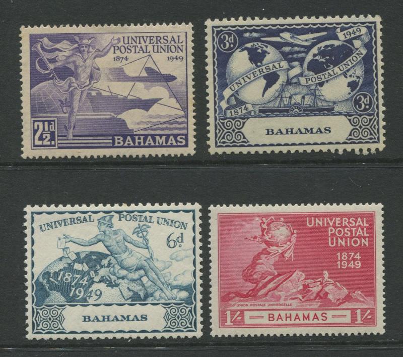 Bahamas #150-153 MVLH 1949  Set of 4 Stamps