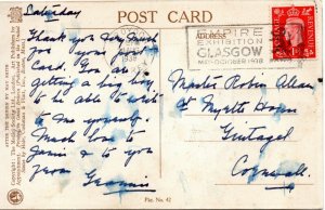 1937 Sg 463 1d Écarlate - May Smith Postale Empire Exposition Glasgow Cancel