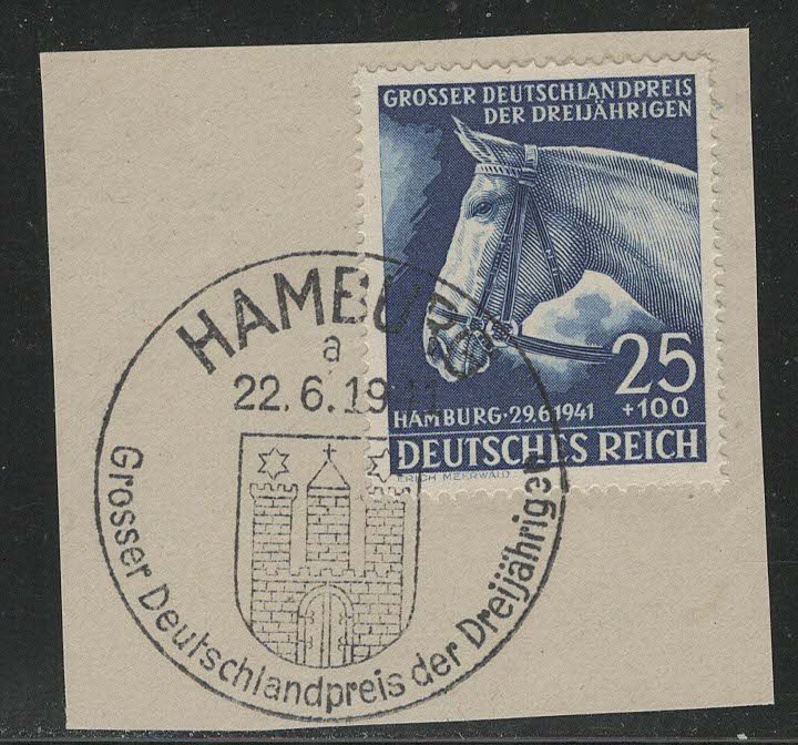 Germany Reich Scott # B191, used, opp, special cancellation