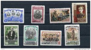Russia 1954 Sc  1721-8 MLH CV $57 Complete sets