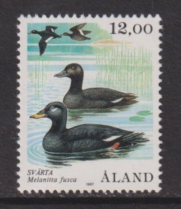 Aland islands   #21   MNH  1987 sea birds 12m