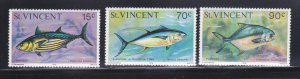 St Vincent 472-474 Set MNH Fish (A)