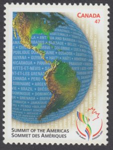 Canada - #1902 Summit of The Americas - MNH