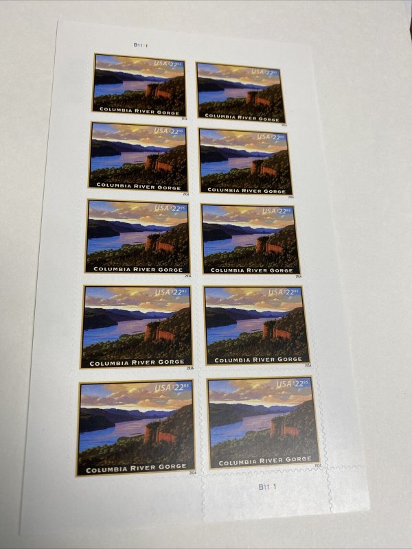 5041, Sheet of 10 $22.95 Columbia River Gorge Express Mail Stamps  Mint N.H.