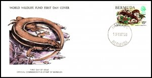 Bermuda 370 Lizard WWF U/A FDC