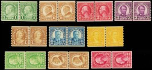 U.S. 1922-25 ISSUES 597-606  Mint (ID # 115610)