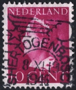 Netherlands SC#218 10c Queen Wilhelmina (1940) Used