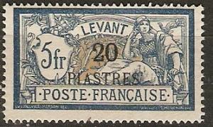 France Off Turkey 38 Mi 22 MLH F/VF 1902 SCV $10.00