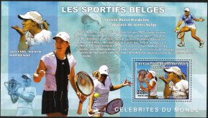 Congo 2006 Famous Belgian Sportsmen's Tennis J.-H. Hardene S/S MNH