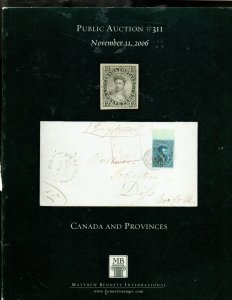 Canada and Provinces Auction Catalog 2006